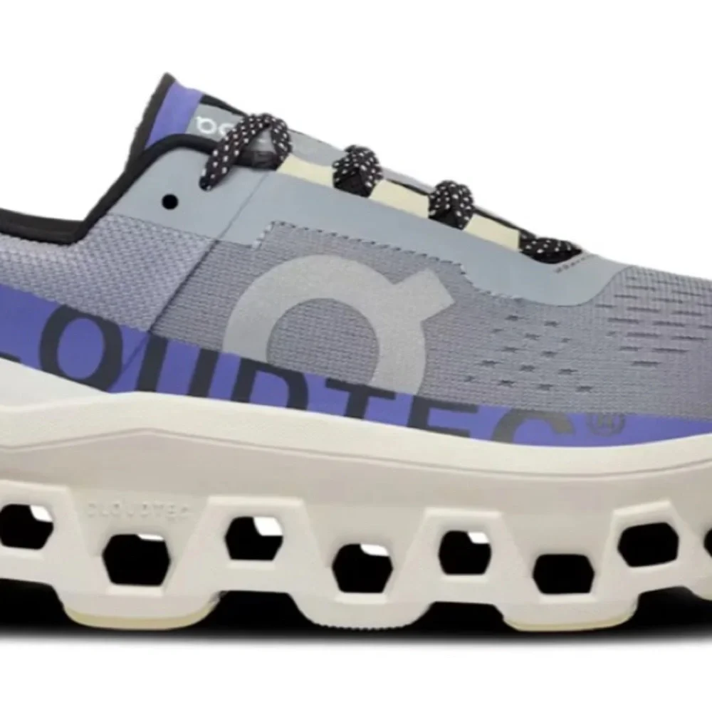 On Running Athletic Shoes - Blue and Gray - Picture 1 of 3
